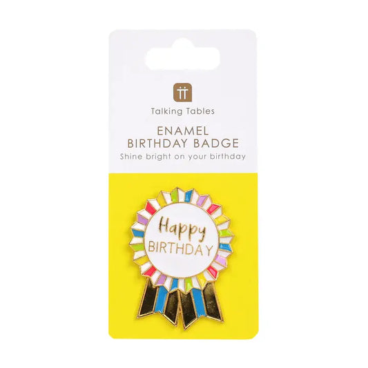 Happy Birthday Pin Badge | Enamel