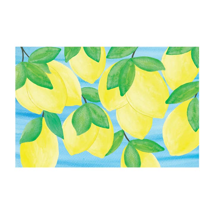 Paper Placemat Pad | Lemon