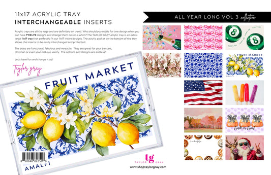 Acrylic Tray Inserts | All Year Long Vol 3