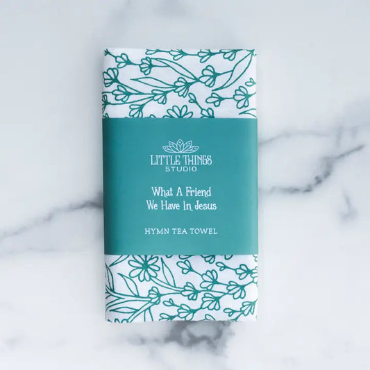 Tea Towel | What A Friend Hymn