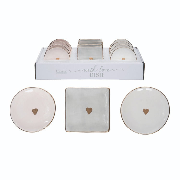 Gold Heart Dish | Assorted Styles