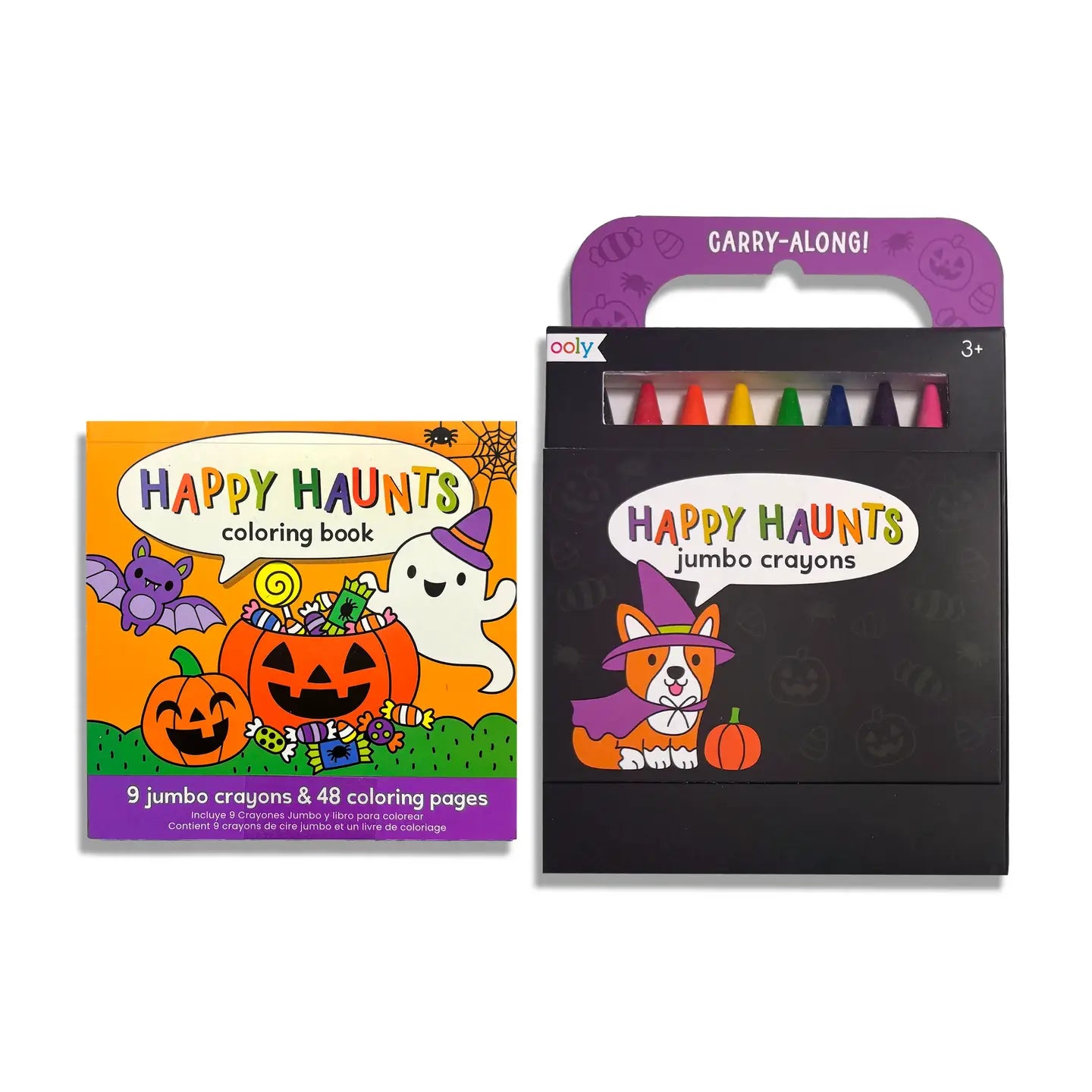 Carry-Along Coloring Book Set - Happy Haunts