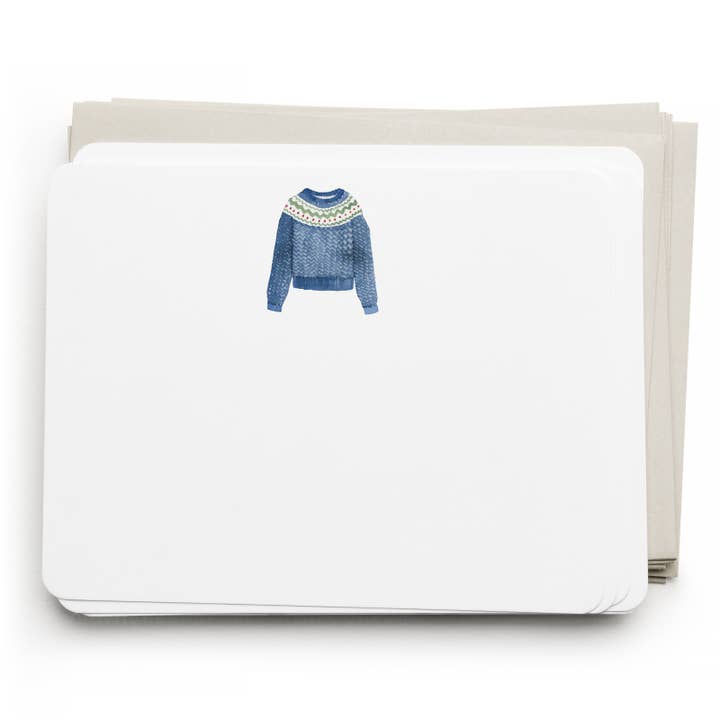 Boxed Flat Notecards | Sweater Weather
