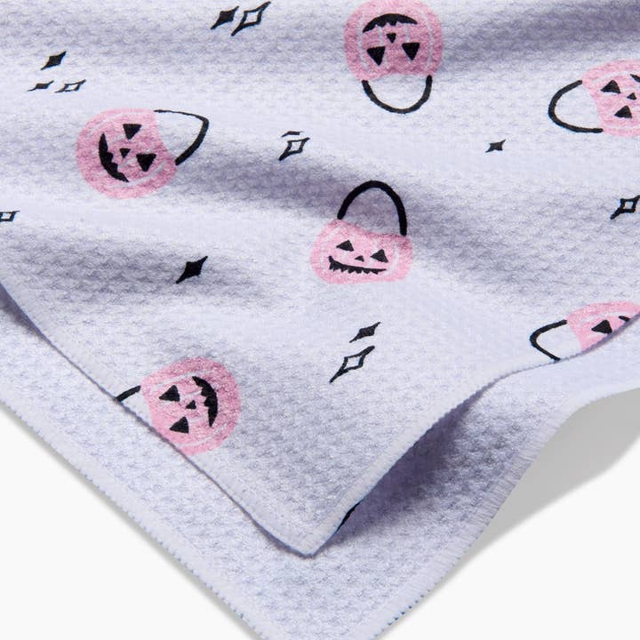 Tea Towel | Halloween Pumpkin Bucket