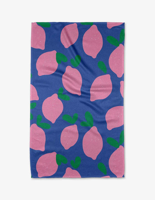 Tea Towel | Pink Lemons
