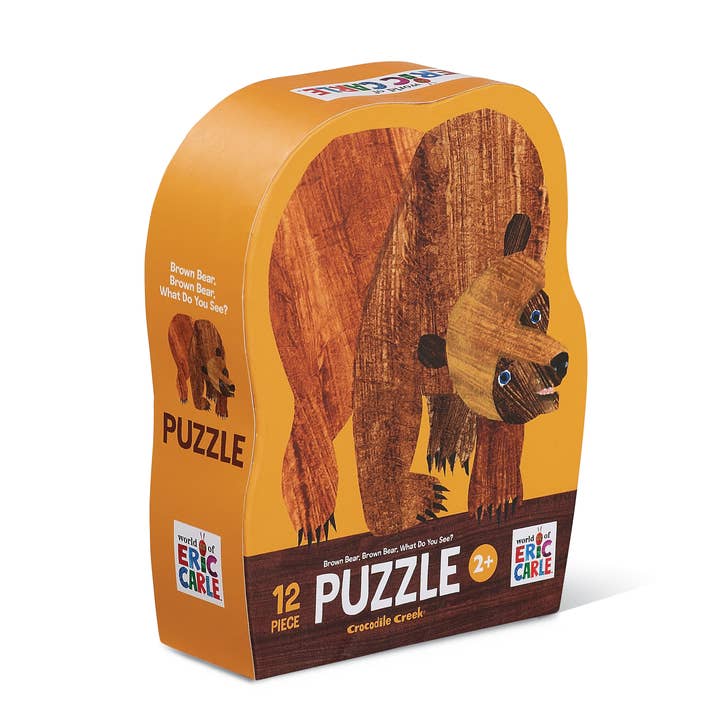 12-Piece Shaped Box Puzzle | Brown Bear