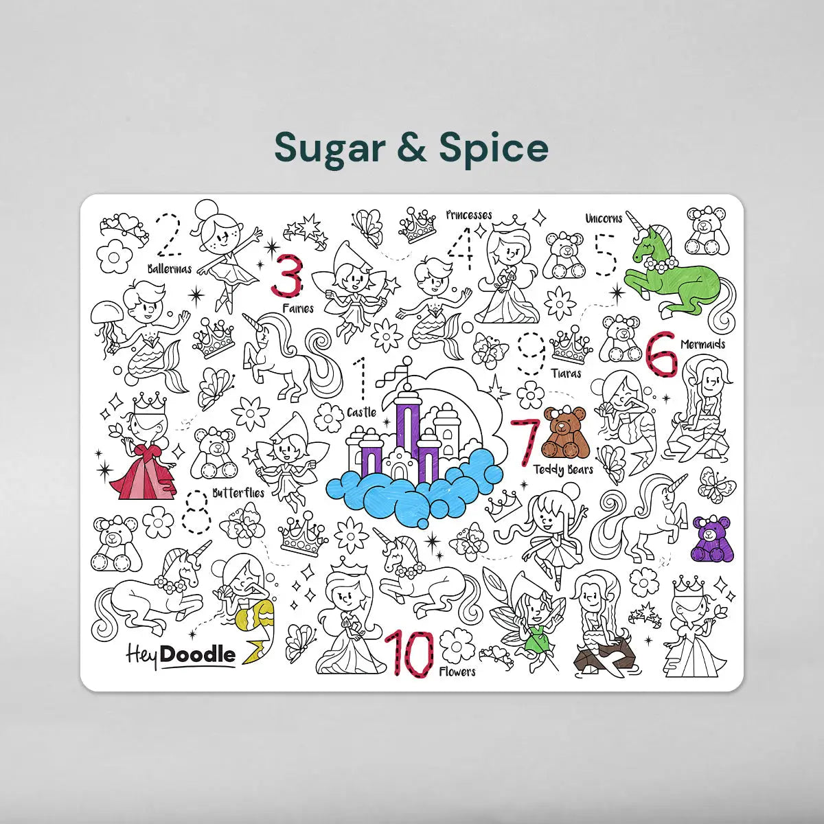 Classic Coloring & Doodle Mat | Sugar & Spice