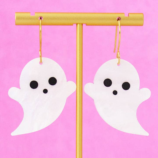 Cute Ghost Halloween Earrings | Dangles