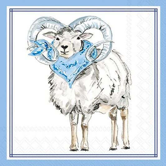 Cocktail Napkins | Blue Ram