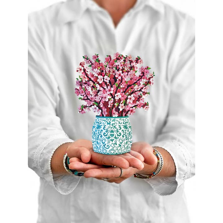 Mini Pop-Up Greeting Cards | Cherry Blossom