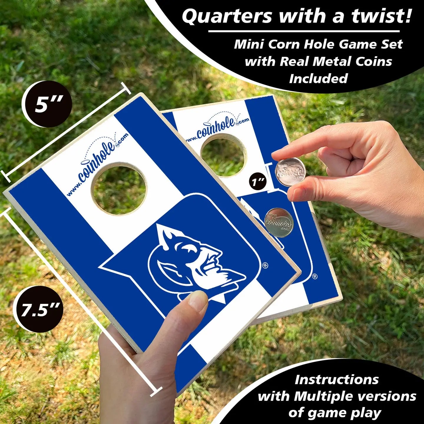 Coinhole Tabletop Game Set | Duke