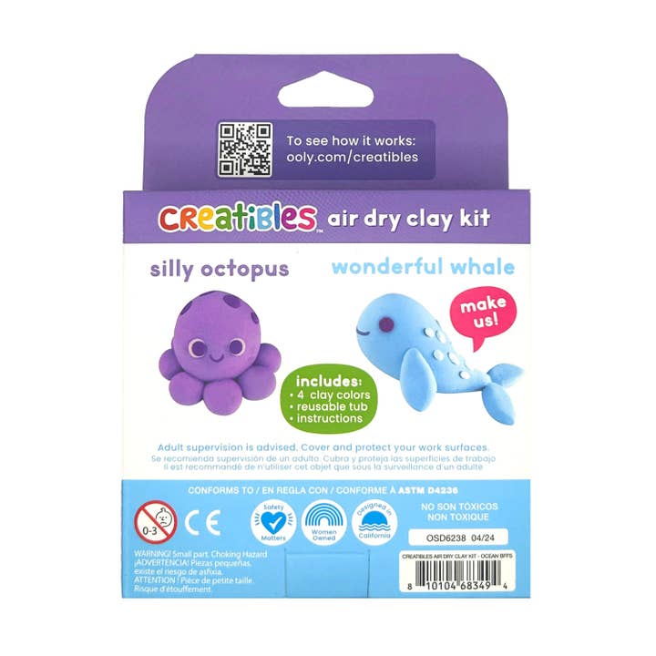 Creatibles | Air Dry Clay Kit | Ocean BFFs