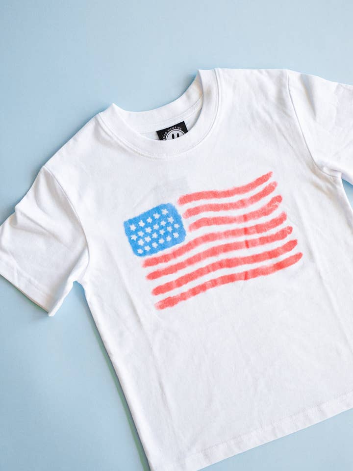 Watercolor Flag T-Shirt | Youth