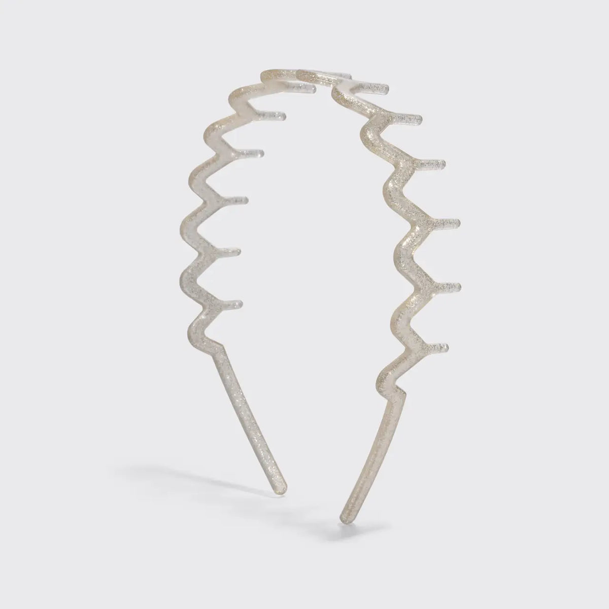 Zigzag Headbands 2pc Set - Gold & Silver