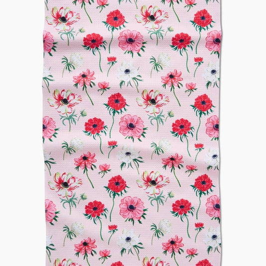 Tea Towel | Anemone Garden Flowers