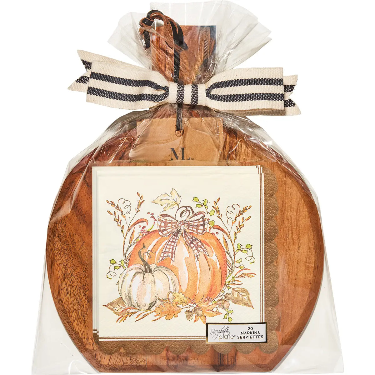 Acacia Board Gift Kit | Turkey and Gourds