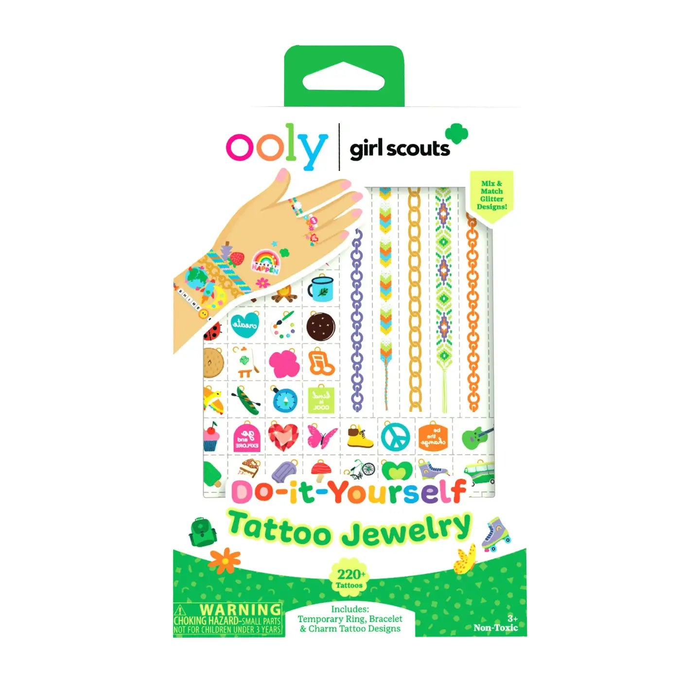 OOLY Girl Scouts: Do-It-Yourself Tattoo Jewelry