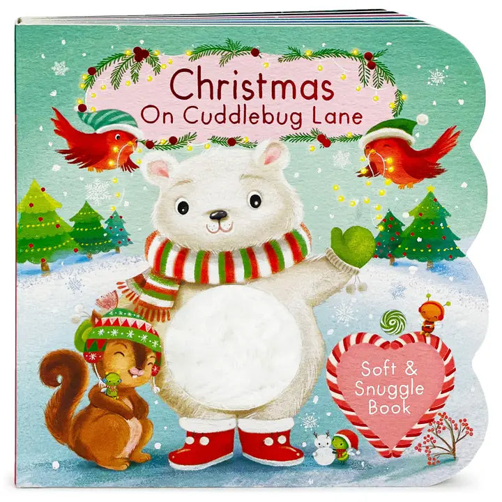 Touch and Feel Board Book | Christmas On Cuddlebug Lane
