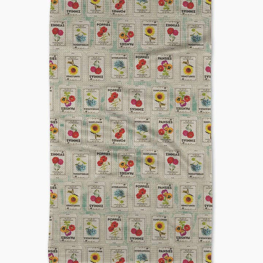 Tea Towel | Flower Seed Packs