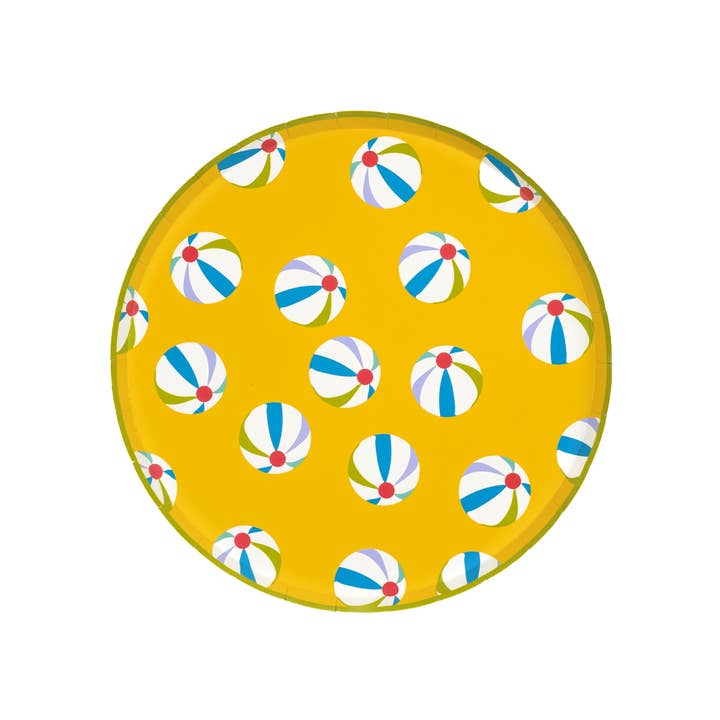 Summer Fun Assorted Dessert Paper Plates