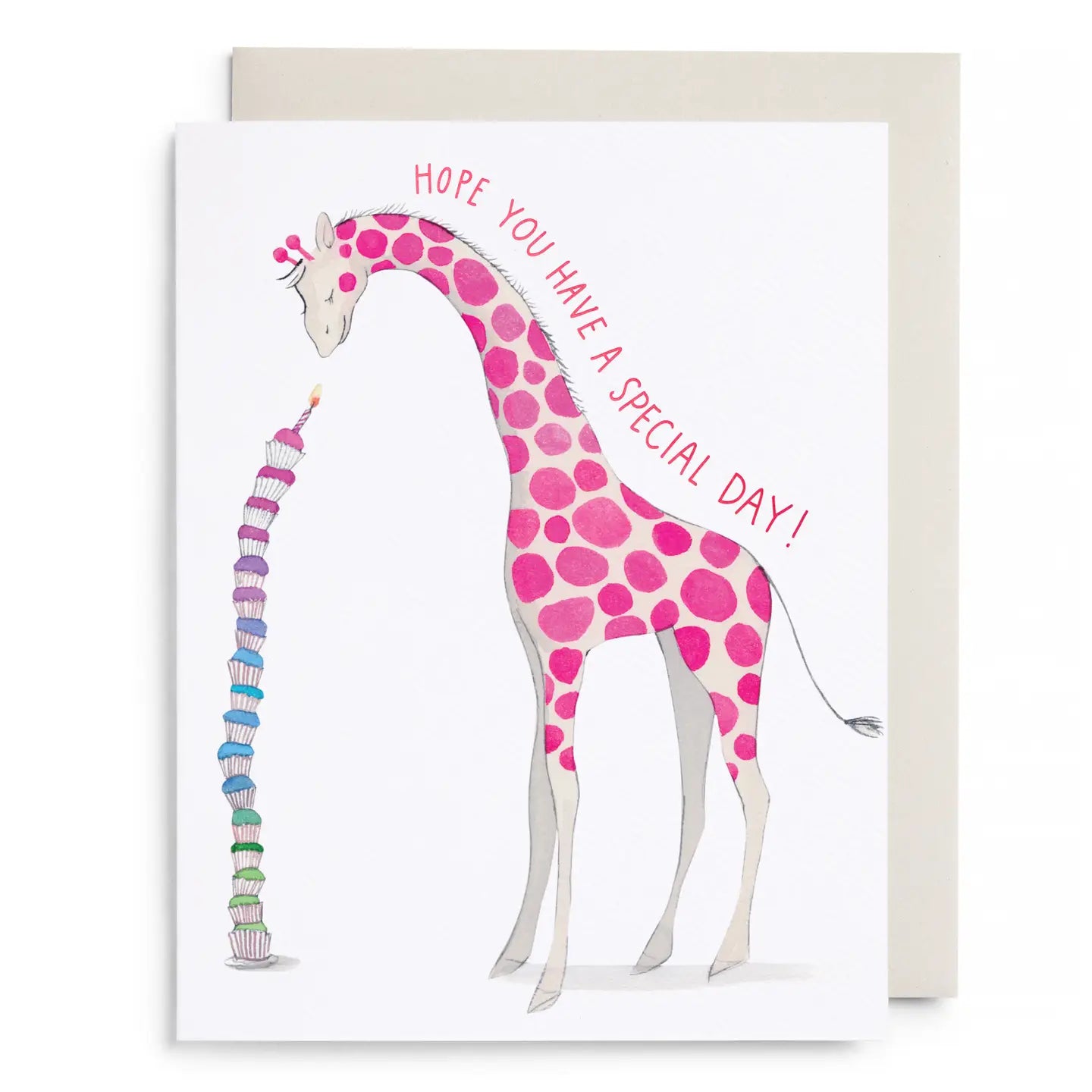 Greeting Card | Leaning Tower of Cupcakes Birthday