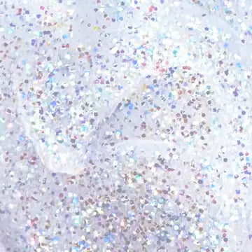 Super Sparkly Fine Glitter Gel | White