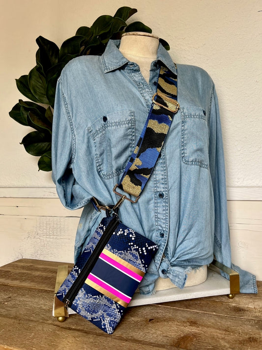 Bag Strap - Camo Royal