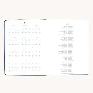 2026-2027 Bookbound Weekly Dapperdesk Planner | Navy