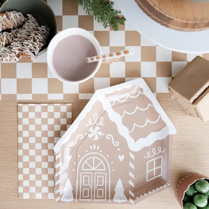 Paper Plates | Gingerbread House