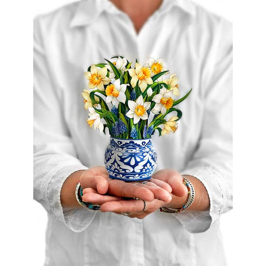 Mini Pop-Up Greeting Cards | English Daffodils