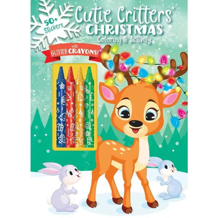 Coloring & Activity Book | Cutie Critters' Christmas