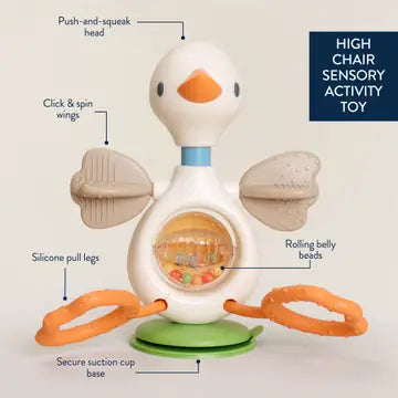 Twist & Bop | High Chair Sensory Toy Goose