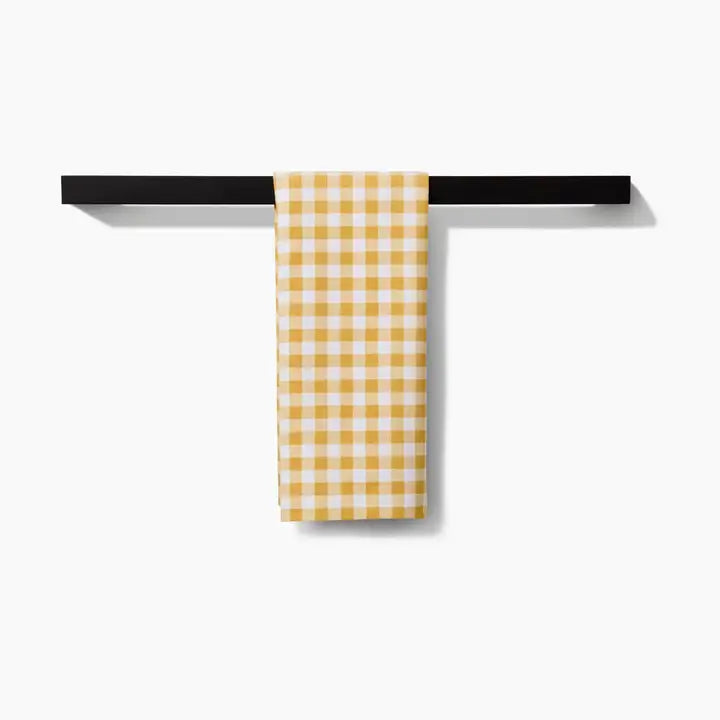 Luxe Hand Towel | Golden Plaid
