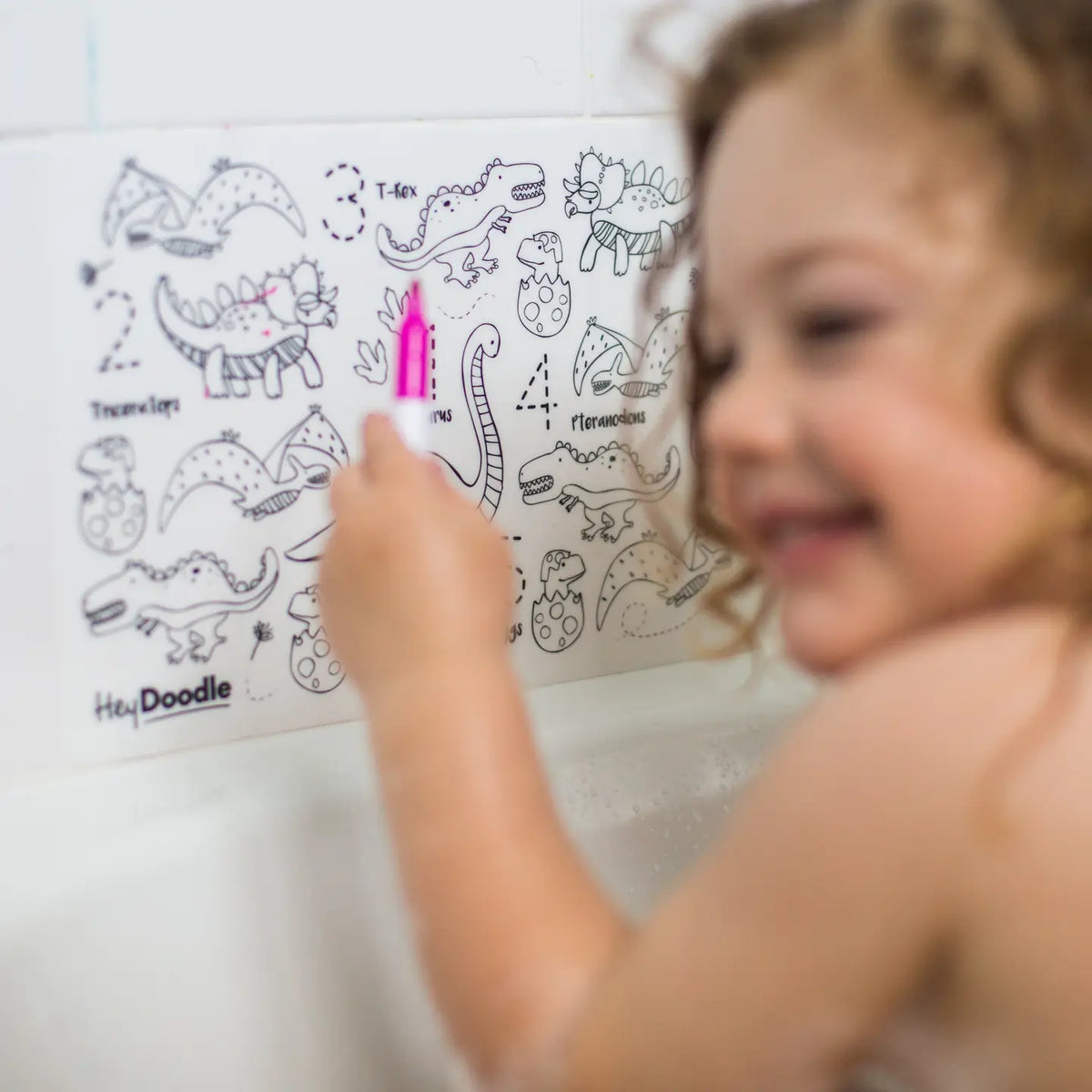 Mini Coloring & Doodle Mat | Dinoraur