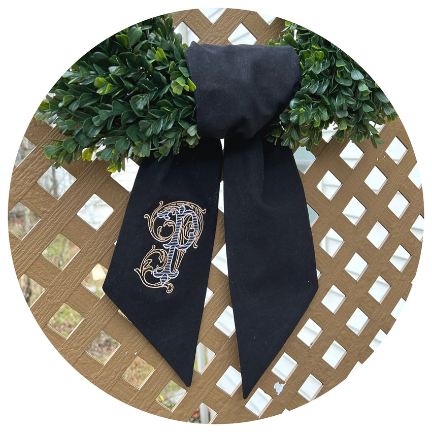 Linen Sash | Black