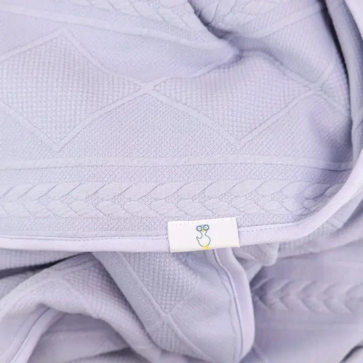Knit Blanket | Lavender