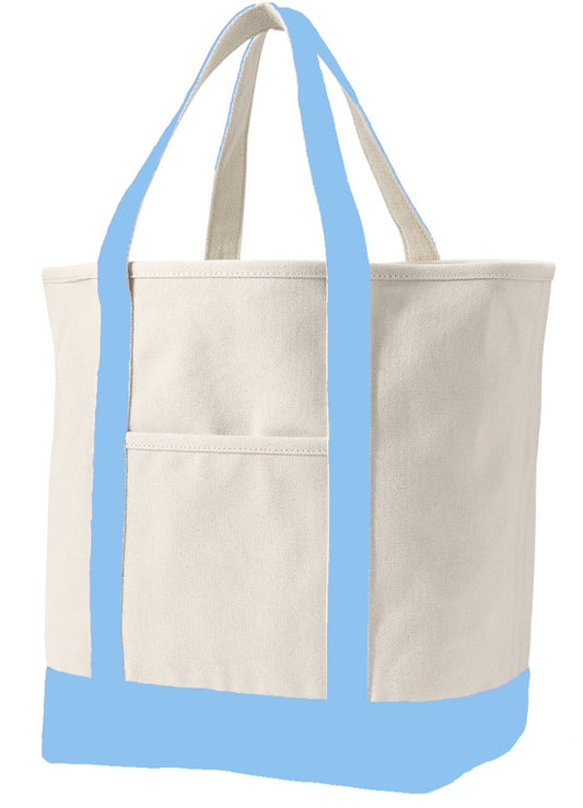 Canvas Tote Bag | Light Blue