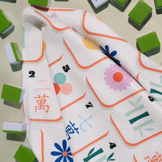 Tea Towel | Tile Toss Mahjong