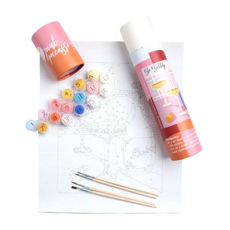 Paint by Numbers Kit | Be Bubbly
