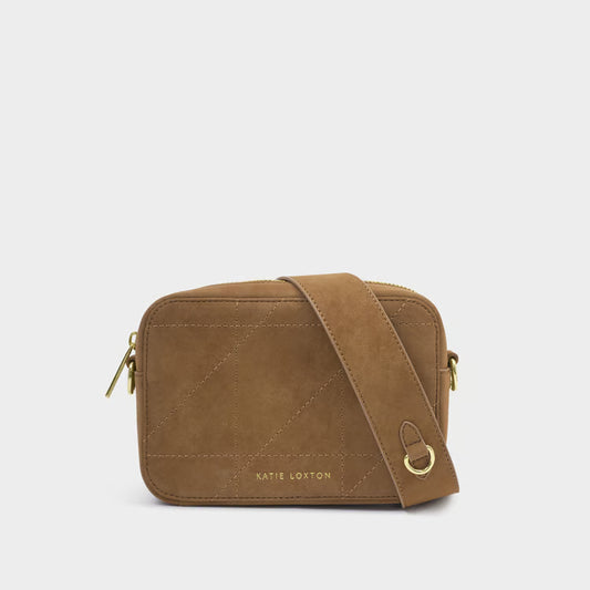 Avery Small Crossbody Bag | Caramel Quilted
