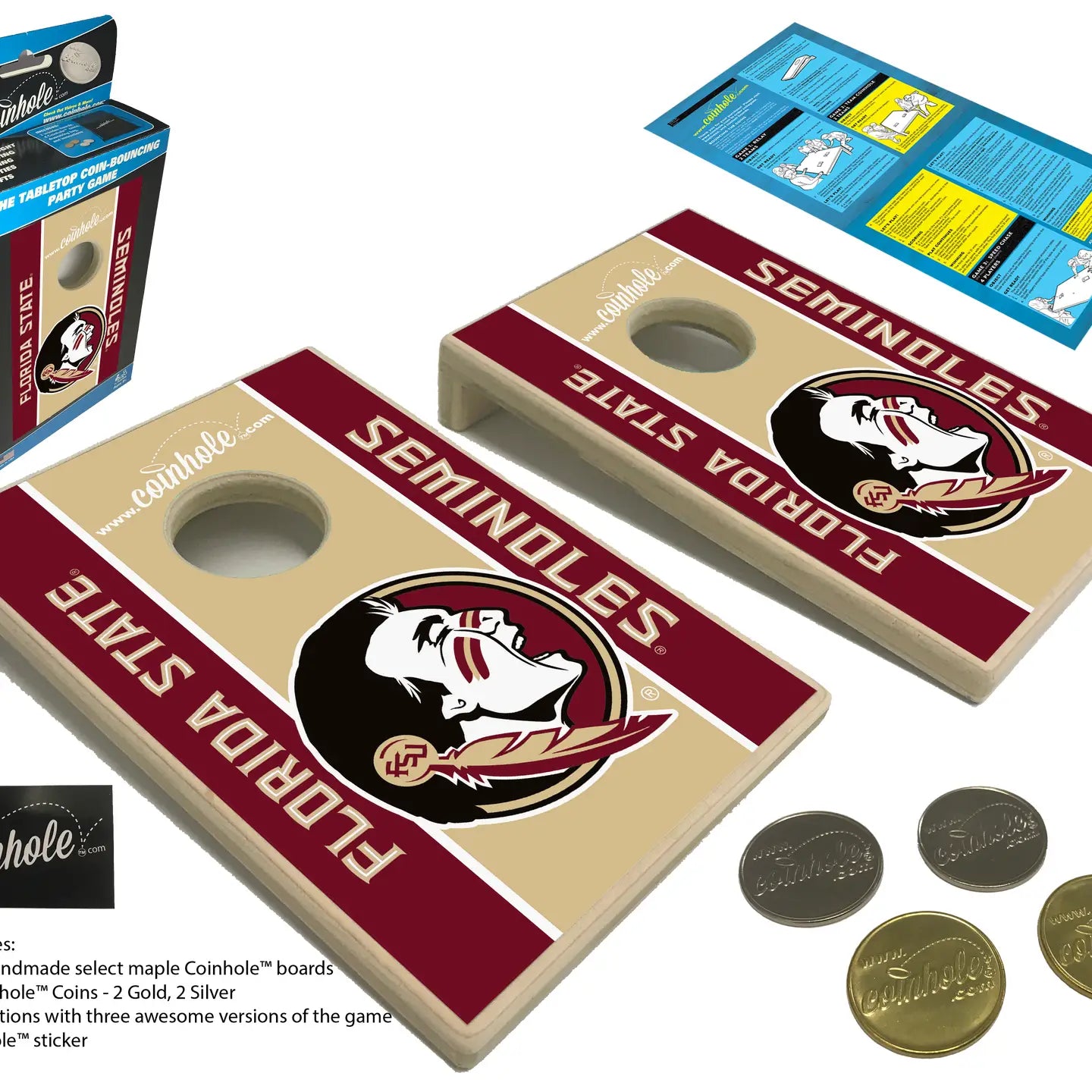 Coinhole Tabletop Game Set | Florida State University