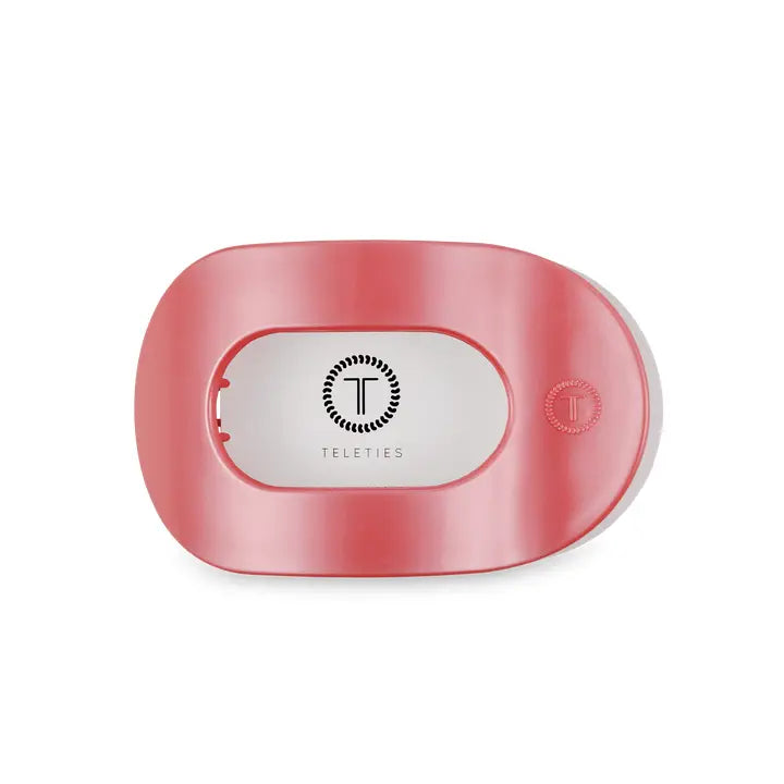 Teleties | Calming Coral | Flat Round Clip | Assorted Sizes