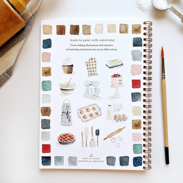 Watercolor Workbook | Baking