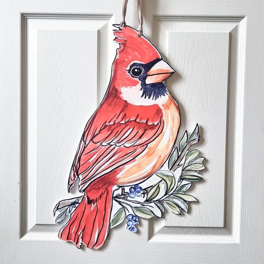 Door Hanger | Red Cardinal