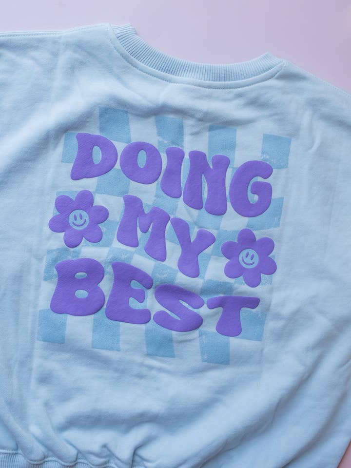 Crewneck | Blue | Doing My Best