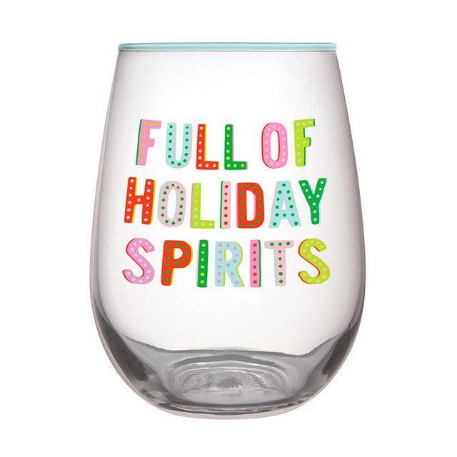 Stemless Wine Glass | Full of Spirits