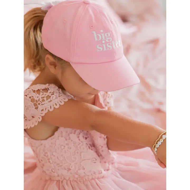 Baseball Hat | Big Sister w/Bow