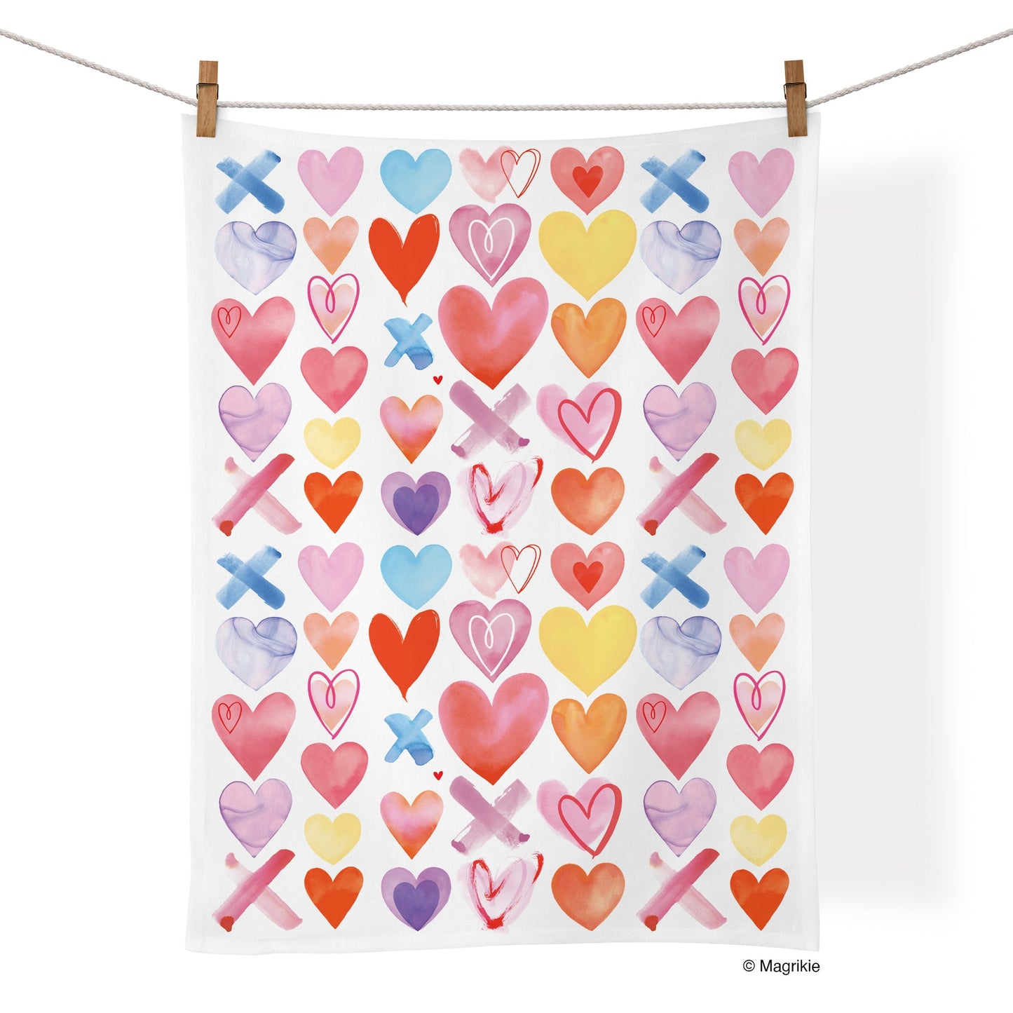 Tea Towel | Extra Hearts