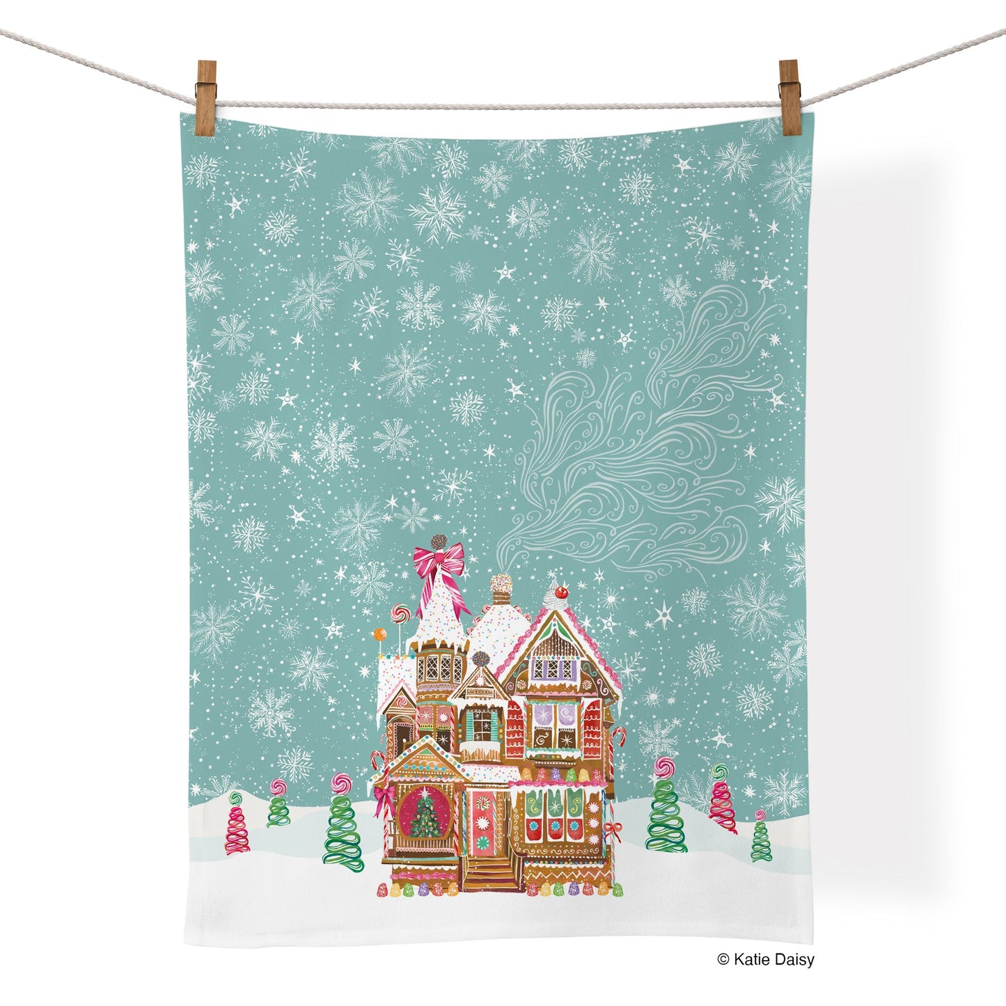 Tea Towel | Gingerbread House