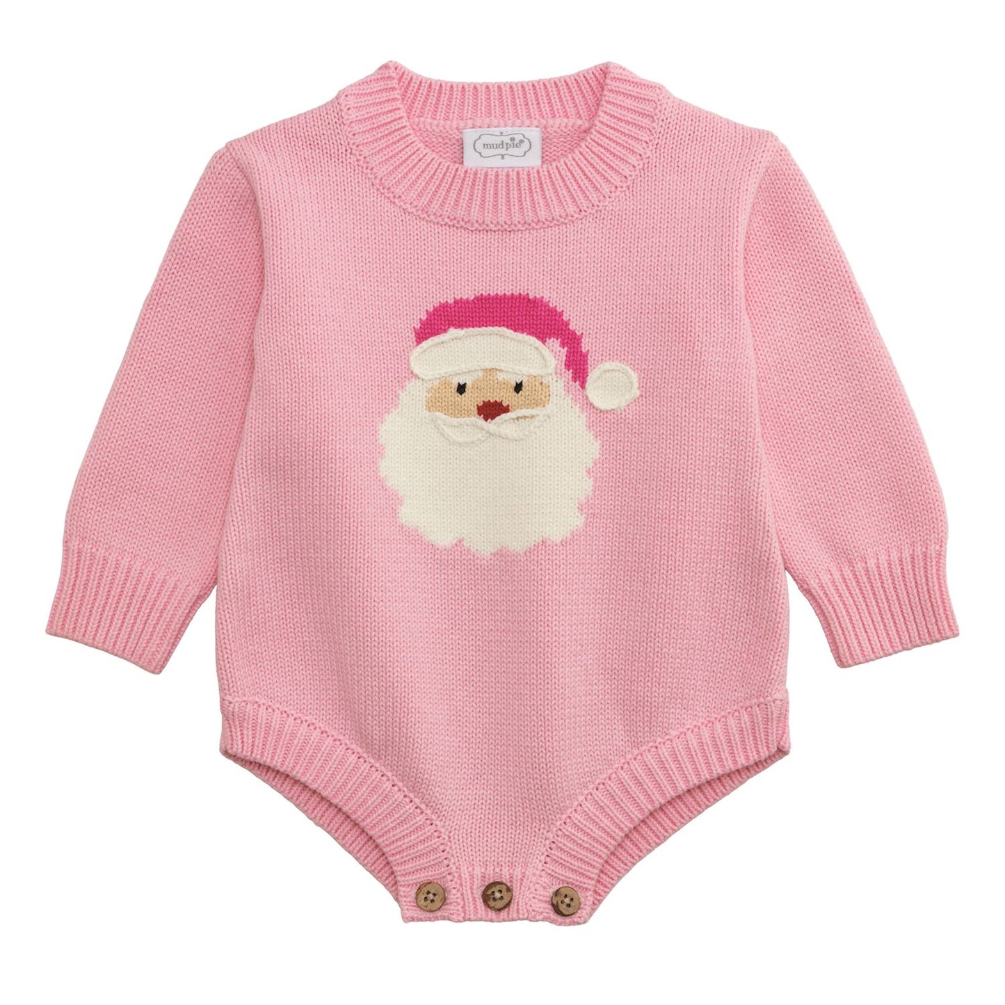 Pink Santa Sweater Bubble